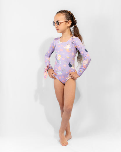 Mermaid Mirage Long Sleeve Swimsuit