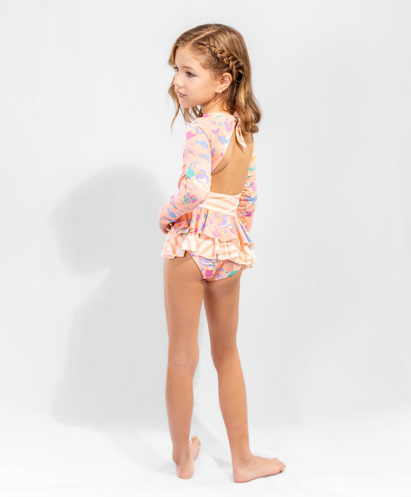 Mermaid Mirage Long Sleeve Bolero Swimsuit