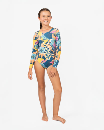 Sea Bloom Long Sleeve Swimsuit