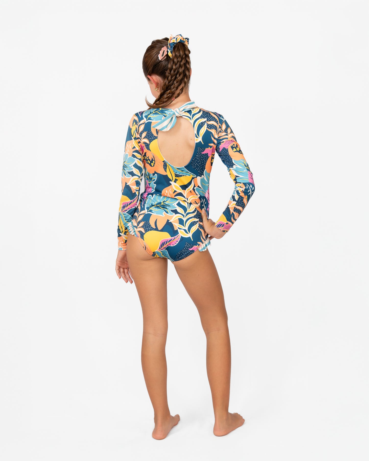 Sea Bloom Long Sleeve Swimsuit