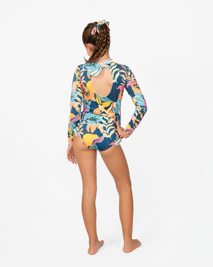 Sea Bloom Long Sleeve Swimsuit