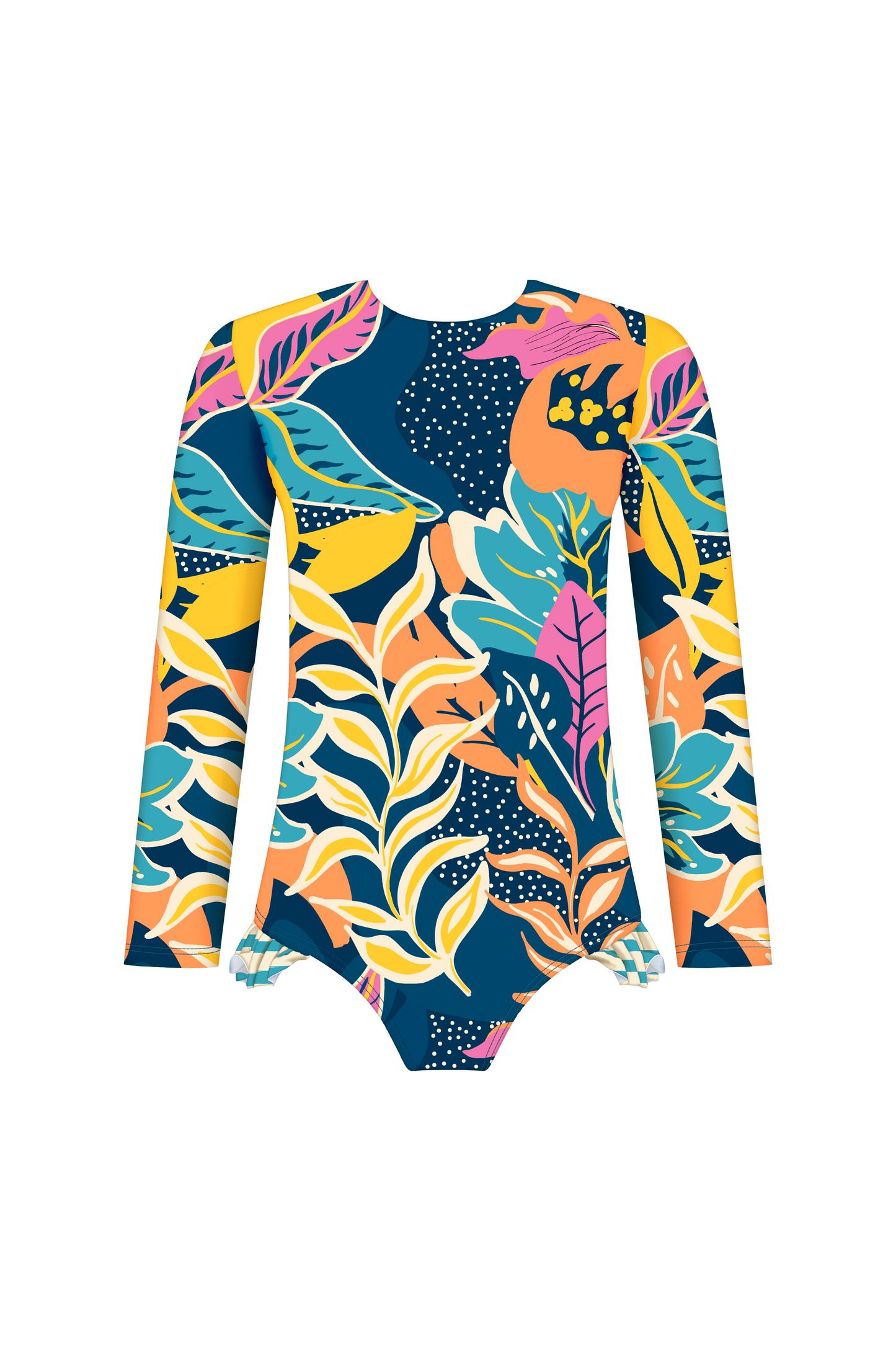 Sea Bloom Long Sleeve Swimsuit