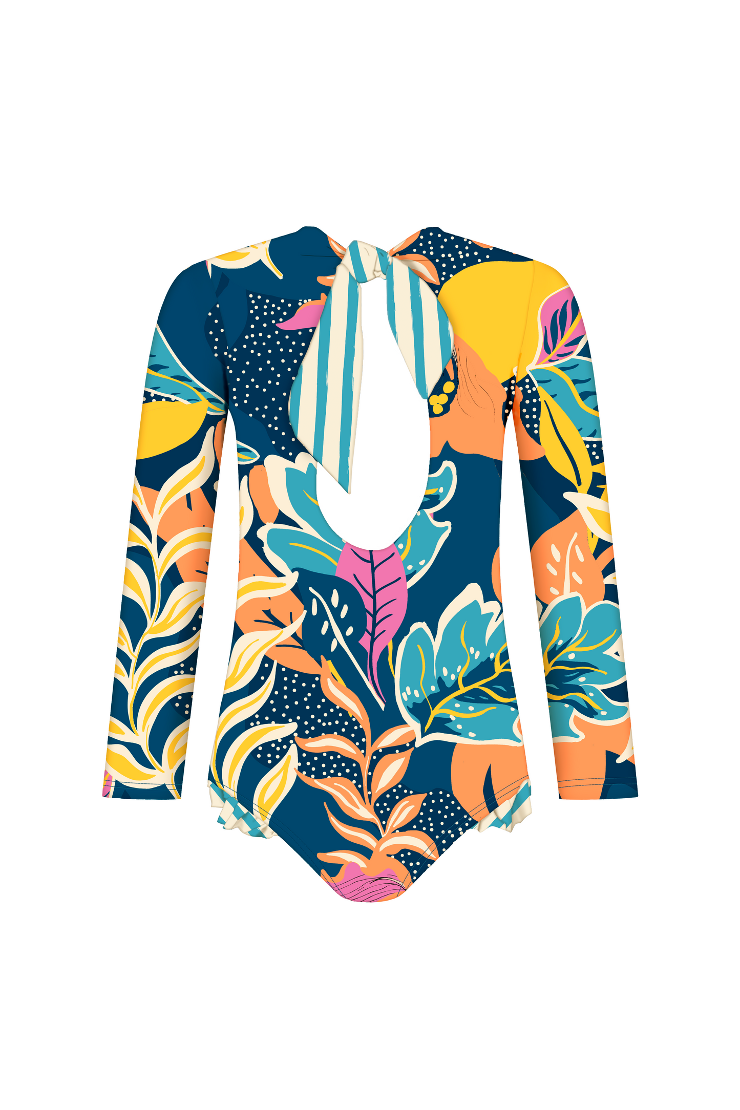 Sea Bloom Long Sleeve Swimsuit