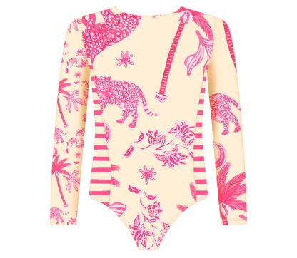 Candy Jungle Long Sleeve Bolero Swimsuit