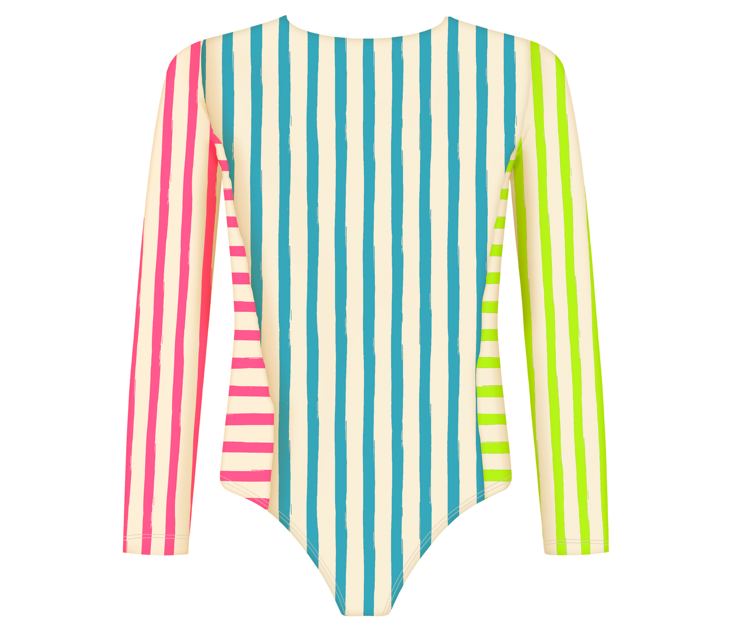 Lagoon Stripes Long Sleeve Bolero Swimsuit