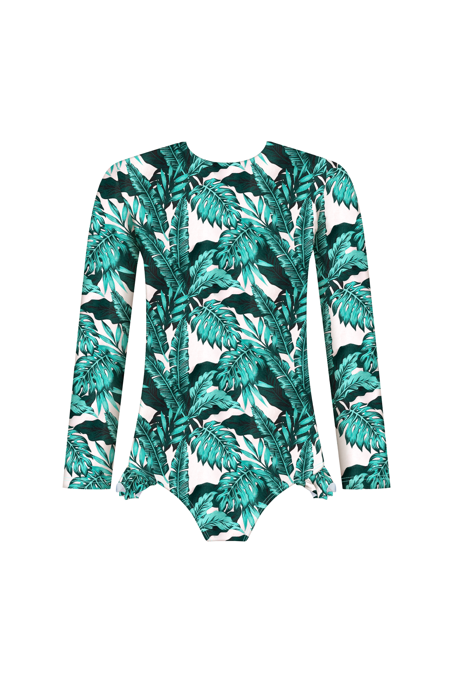 Palm Paradise Long Sleeve Swimsuit