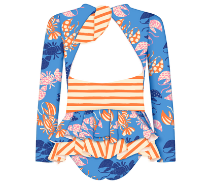 Lobster Bay Long Sleeve Bolero Swimsuit