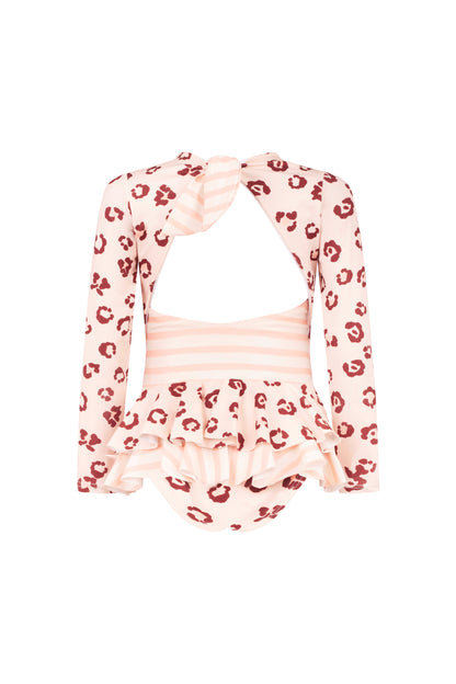 Animal Safari Long Sleeve Bolero Swimsuit