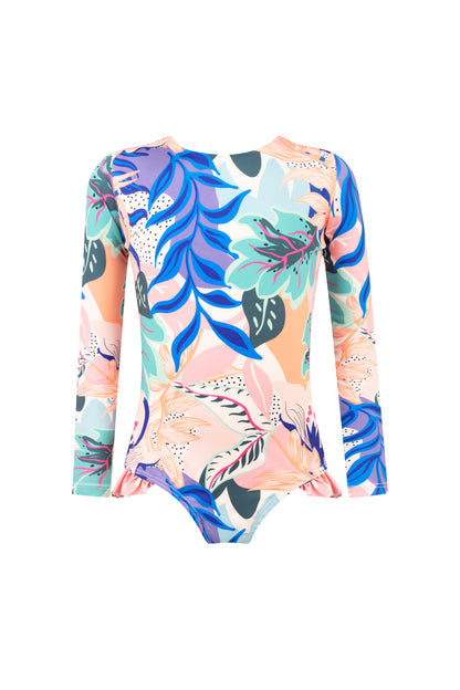 Coral Reef Long Sleeve Swimsuit