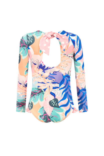 Coral Reef Long Sleeve Swimsuit