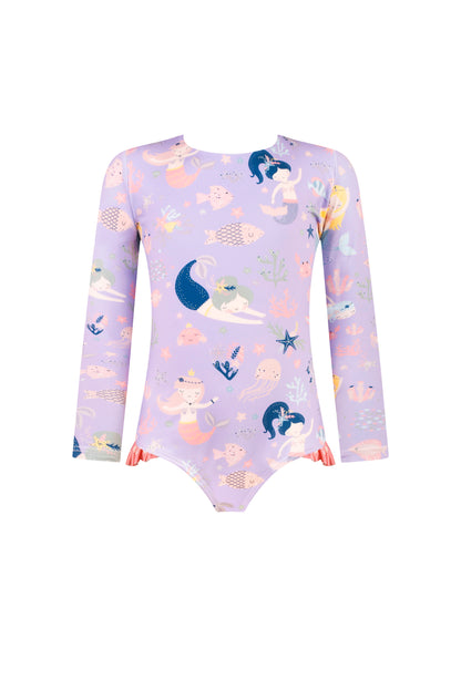 Mermaid Mirage Long Sleeve Swimsuit